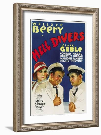 Hell Divers, 1931-null-Framed Giclee Print