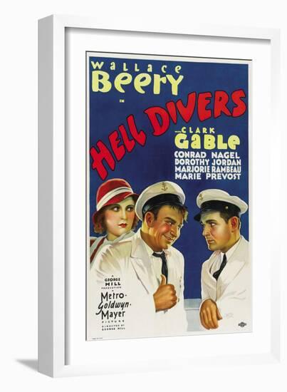 Hell Divers, 1931-null-Framed Giclee Print