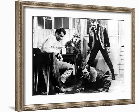 Hell Drivers, Sean Connery, Sid James, Stanley Baker, Patrick McGoohan, 1958-null-Framed Photo