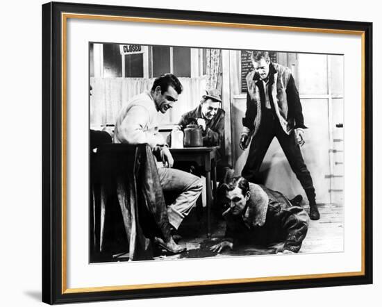 Hell Drivers, Sean Connery, Sid James, Stanley Baker, Patrick McGoohan, 1958-null-Framed Photo