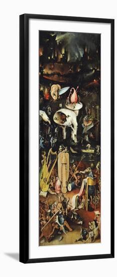 Hell, from Garden of Earthly Delights, Triptych, before 1493, Detail-Hieronymus Bosch-Framed Giclee Print