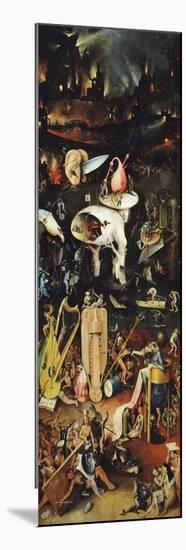 Hell, from Garden of Earthly Delights, Triptych, before 1493, Detail-Hieronymus Bosch-Mounted Giclee Print