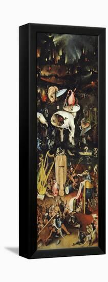 Hell, from Garden of Earthly Delights, Triptych, before 1493, Detail-Hieronymus Bosch-Framed Premier Image Canvas