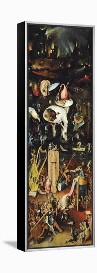 Hell, from Garden of Earthly Delights, Triptych, before 1493, Detail-Hieronymus Bosch-Framed Premier Image Canvas