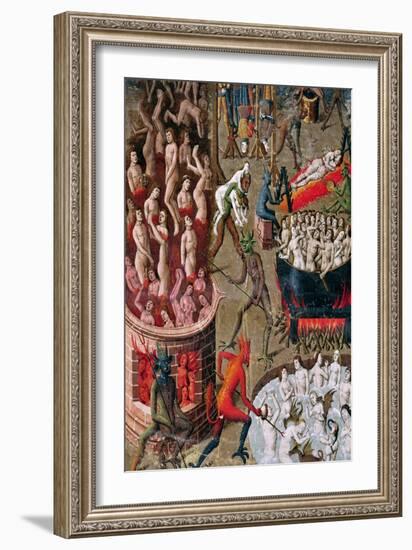 Hell, from the French Translation of "De Civitate Dei" by St. Augustine of Hippo-null-Framed Giclee Print