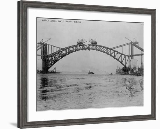 Hell Gate Bridge, New York-null-Framed Photographic Print