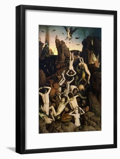 Hell, or the Fall of the Damned-Dieric Bouts-Framed Giclee Print