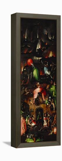 Hell, Right Wing of the Last Judgment Triptych-Hieronymus Bosch-Framed Premier Image Canvas