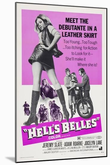 HELL'S BELLES, left: Jocelyn Lane, 1970-null-Mounted Art Print