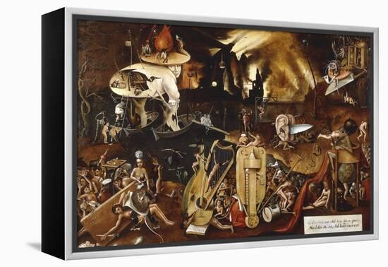 Hell-Hieronymus Bosch-Framed Premier Image Canvas