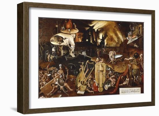 Hell-Hieronymus Bosch-Framed Giclee Print