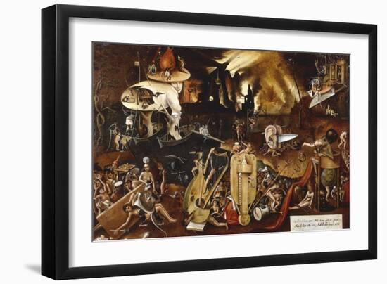 Hell-Hieronymus Bosch-Framed Giclee Print