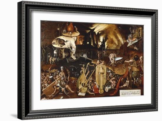 Hell-Hieronymus Bosch-Framed Giclee Print