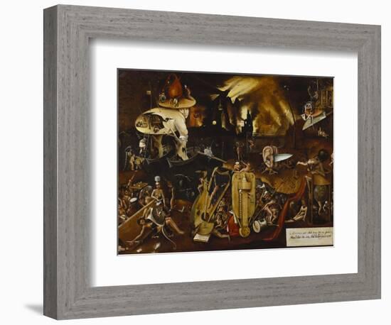 Hell-Hieronymus Bosch-Framed Giclee Print