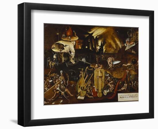 Hell-Hieronymus Bosch-Framed Giclee Print