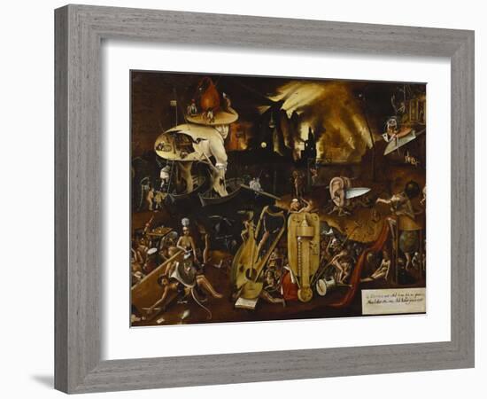 Hell-Hieronymus Bosch-Framed Giclee Print