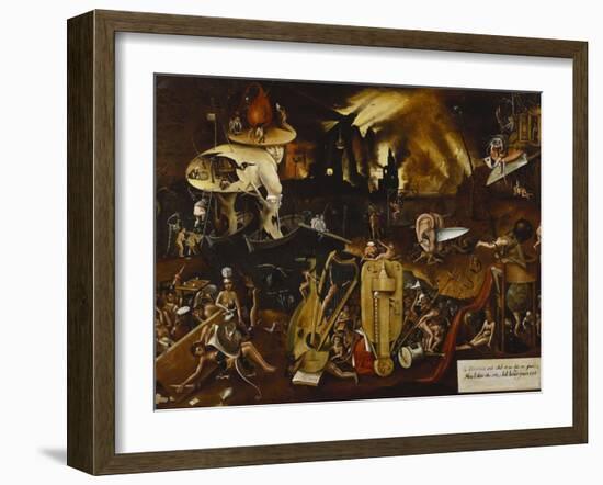 Hell-Hieronymus Bosch-Framed Giclee Print