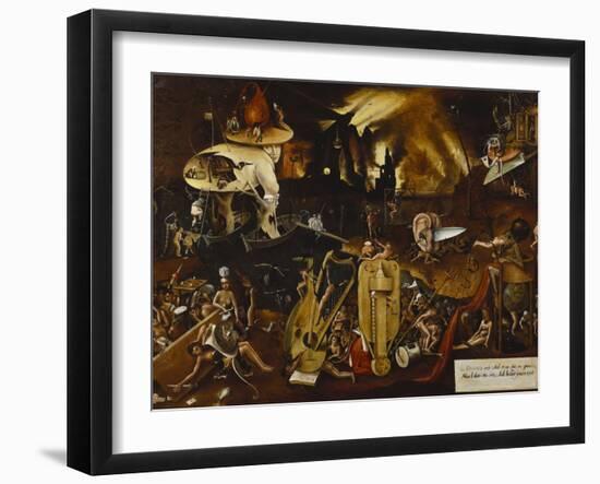 Hell-Hieronymus Bosch-Framed Giclee Print