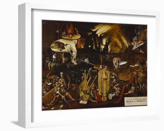 Hell-Hieronymus Bosch-Framed Giclee Print