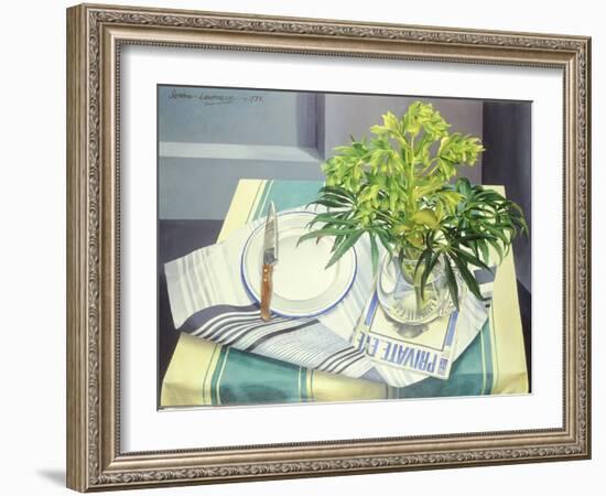 Hellebores Corsica, 1978-Sandra Lawrence-Framed Giclee Print