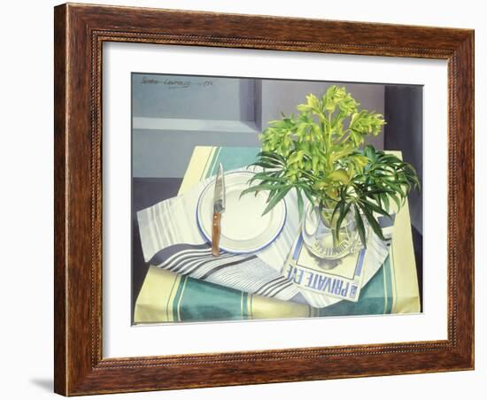 Hellebores Corsica, 1978-Sandra Lawrence-Framed Giclee Print