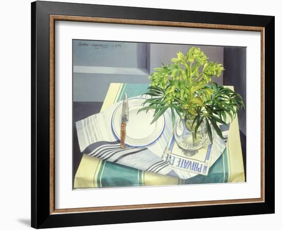 Hellebores Corsica, 1978-Sandra Lawrence-Framed Giclee Print