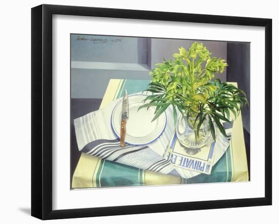 Hellebores Corsica, 1978-Sandra Lawrence-Framed Giclee Print