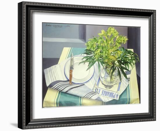 Hellebores Corsica, 1978-Sandra Lawrence-Framed Giclee Print