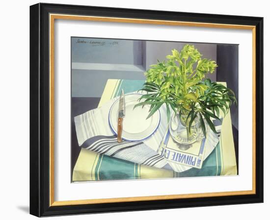 Hellebores Corsica, 1978-Sandra Lawrence-Framed Giclee Print