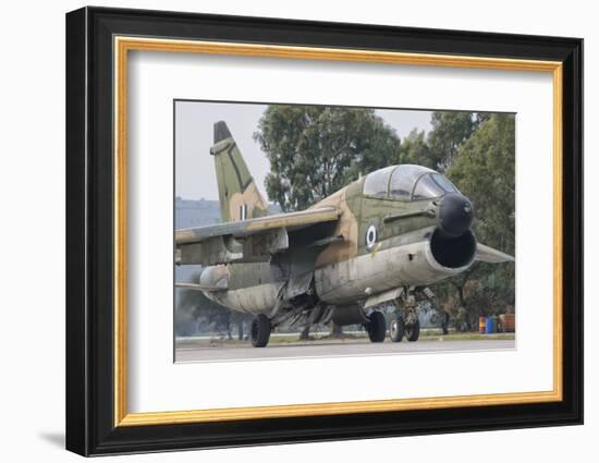 Hellenic Air Force Ta-7 Corsair Ii at Araxos Air Base, Greece-Stocktrek Images-Framed Photographic Print
