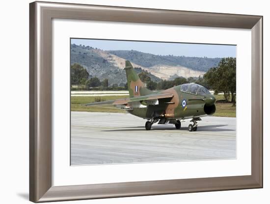 Hellenic Air Force Ta-7C Corsair Taxiing at Araxos Air Base-Stocktrek Images-Framed Photographic Print