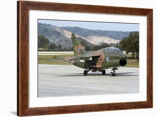 Hellenic Air Force Ta-7C Corsair Taxiing at Araxos Air Base-Stocktrek Images-Framed Photographic Print