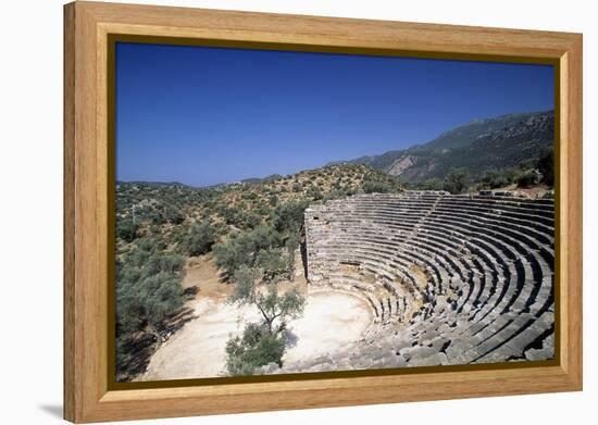 Hellenistic Theatre in Kas, Turkey Hellenistic Civilization, 4th-1st Century BC-null-Framed Premier Image Canvas