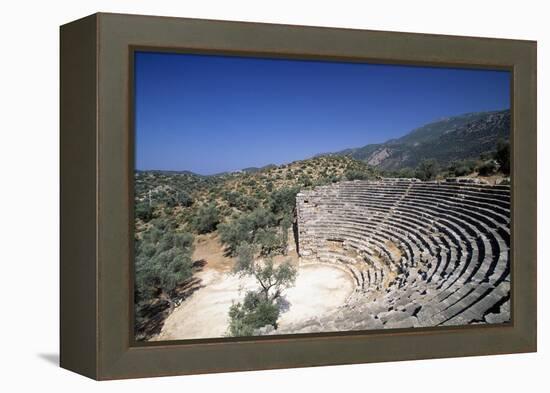 Hellenistic Theatre in Kas, Turkey Hellenistic Civilization, 4th-1st Century BC-null-Framed Premier Image Canvas