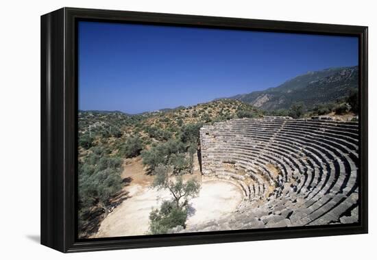 Hellenistic Theatre in Kas, Turkey Hellenistic Civilization, 4th-1st Century BC-null-Framed Premier Image Canvas