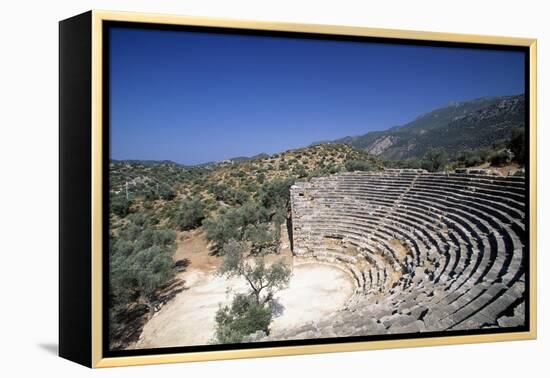 Hellenistic Theatre in Kas, Turkey Hellenistic Civilization, 4th-1st Century BC-null-Framed Premier Image Canvas