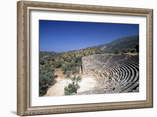 Hellenistic Theatre in Kas, Turkey Hellenistic Civilization, 4th-1st Century BC-null-Framed Giclee Print