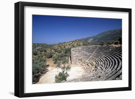 Hellenistic Theatre in Kas, Turkey Hellenistic Civilization, 4th-1st Century BC-null-Framed Giclee Print