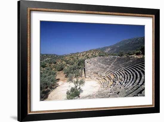 Hellenistic Theatre in Kas, Turkey Hellenistic Civilization, 4th-1st Century BC-null-Framed Giclee Print