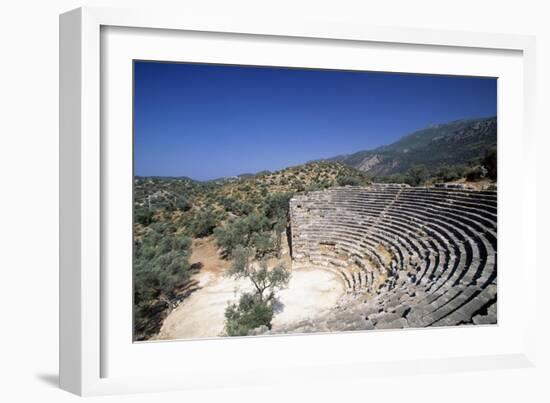 Hellenistic Theatre in Kas, Turkey Hellenistic Civilization, 4th-1st Century BC-null-Framed Giclee Print