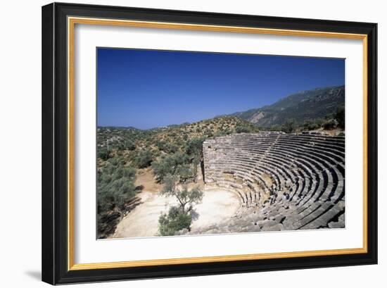 Hellenistic Theatre in Kas, Turkey Hellenistic Civilization, 4th-1st Century BC-null-Framed Giclee Print