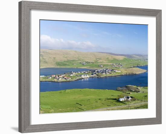 Hellister on the Shore of Weisdale Voe, Shetland Mainland, Scotland-Martin Zwick-Framed Photographic Print