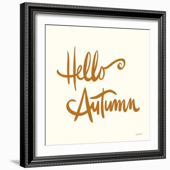 Hello Autumn I on Cream-Anne Tavoletti-Framed Art Print