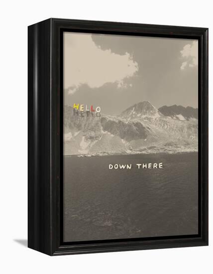 Hello Down There-Danielle Kroll-Framed Premier Image Canvas