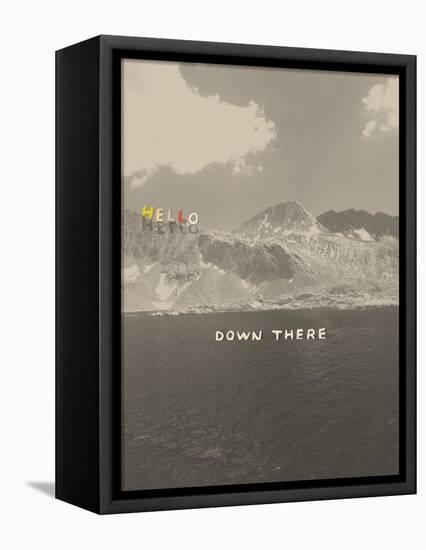 Hello Down There-Danielle Kroll-Framed Premier Image Canvas