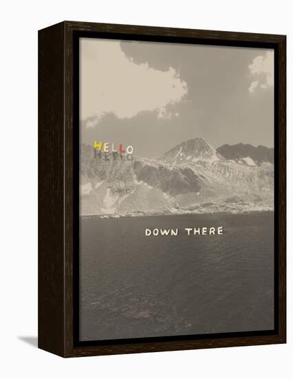 Hello Down There-Danielle Kroll-Framed Premier Image Canvas