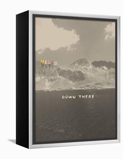 Hello Down There-Danielle Kroll-Framed Premier Image Canvas