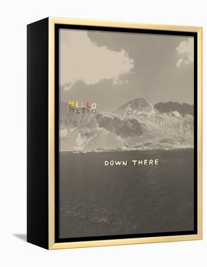 Hello Down There-Danielle Kroll-Framed Premier Image Canvas