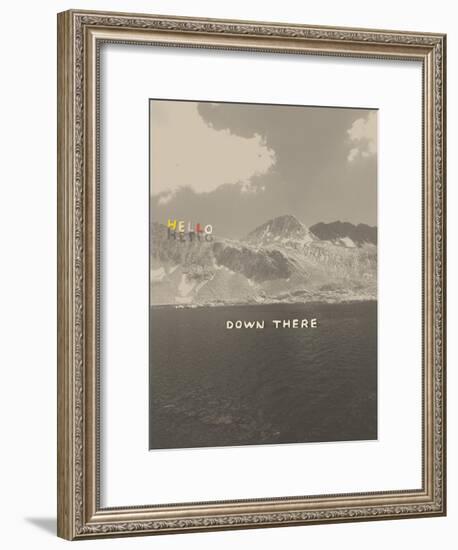 Hello Down There-Danielle Kroll-Framed Giclee Print