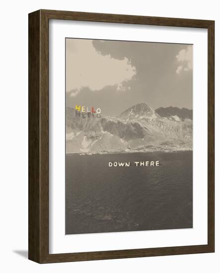 Hello Down There-Danielle Kroll-Framed Giclee Print